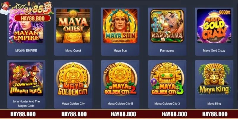 Các biểu tượng thường gặp khi chơi game slot Maya 2